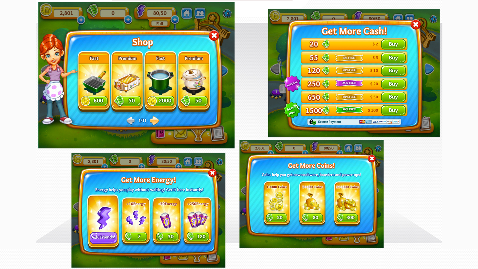 UI UX Gallery (20) Mobile Game UI Design