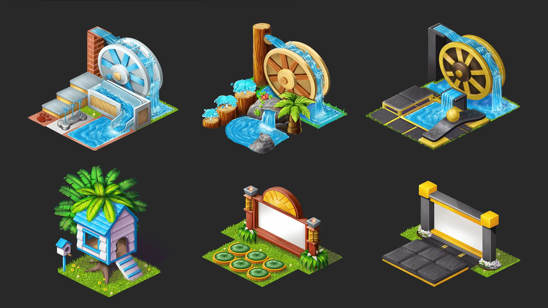 2D Art Portfolio (5) Game Asset Creation